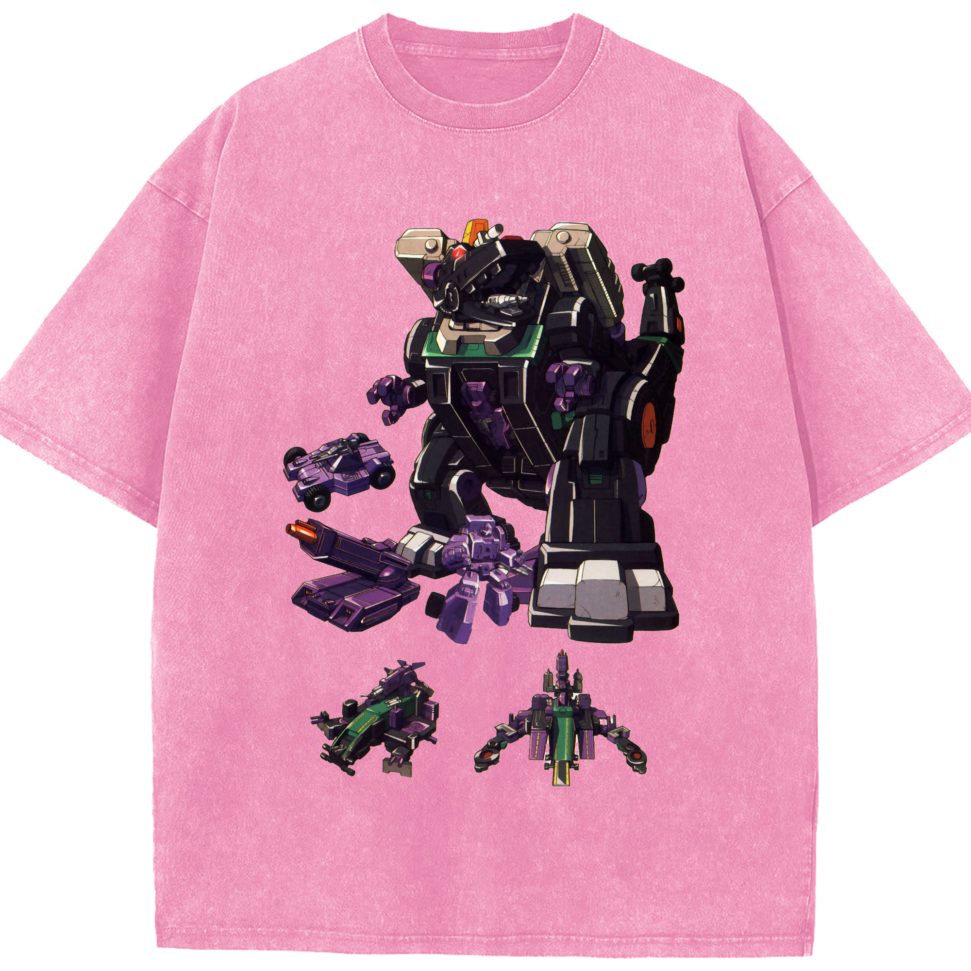 （画像用）  綿100% ヴィンテージ風 半袖Tシャツ（フロントプリント）